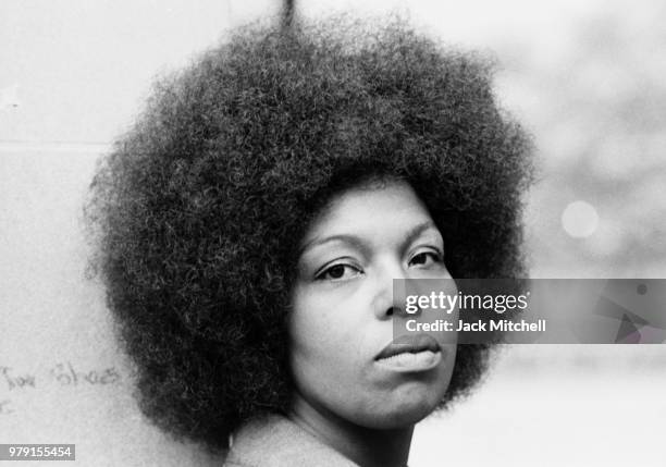 Singer Roberta Flack photographed in June 1971.