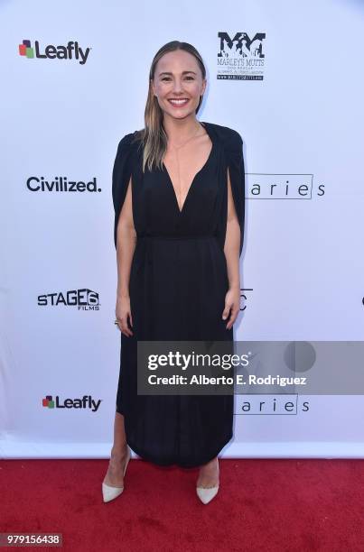 Actress Briana Evigan attends the premiere of Sony Pictures Classics' "Boundries" at American Cinematheque's Egyptian Theatre on June 19, 2018 in...