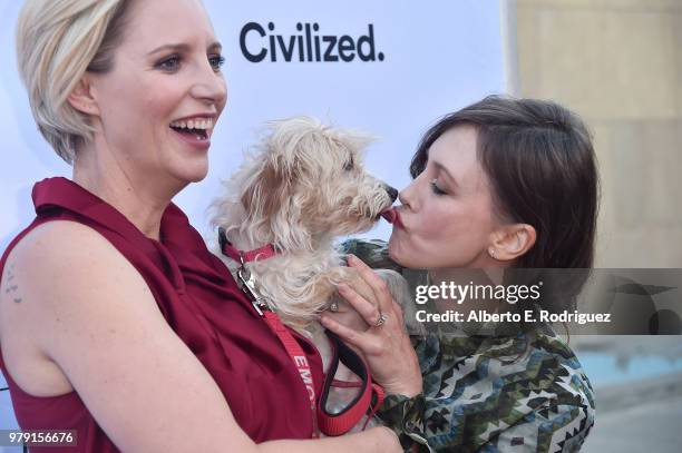 Writer/director Shana Feste and actress Vera Farmiga attend the premiere of Sony Pictures Classics' "Boundries" at American Cinematheque's Egyptian...