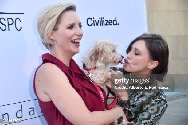 Writer/director Shana Feste and actress Vera Farmiga attend the premiere of Sony Pictures Classics' "Boundries" at American Cinematheque's Egyptian...