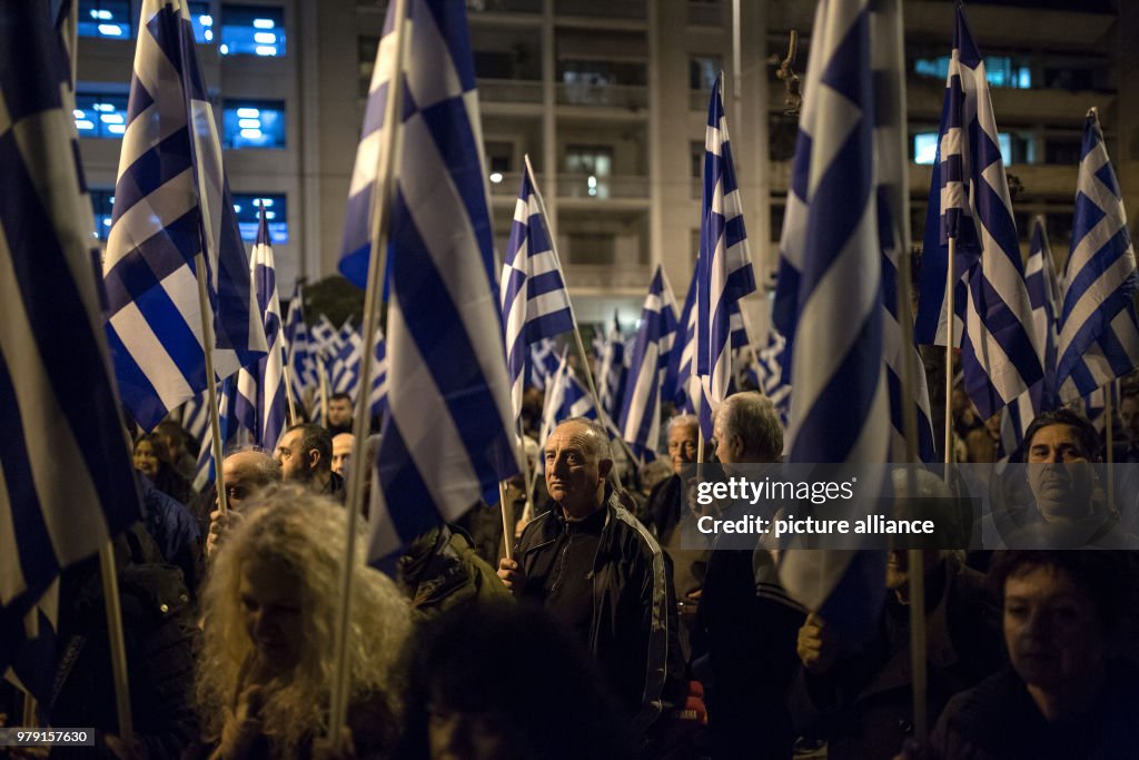 Protests against Turkish politics in Athens