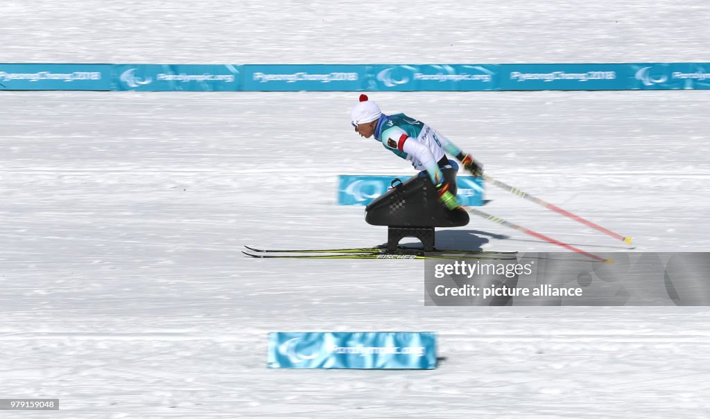 Paralympics Pyeongchang 2018 - Training Biathlon