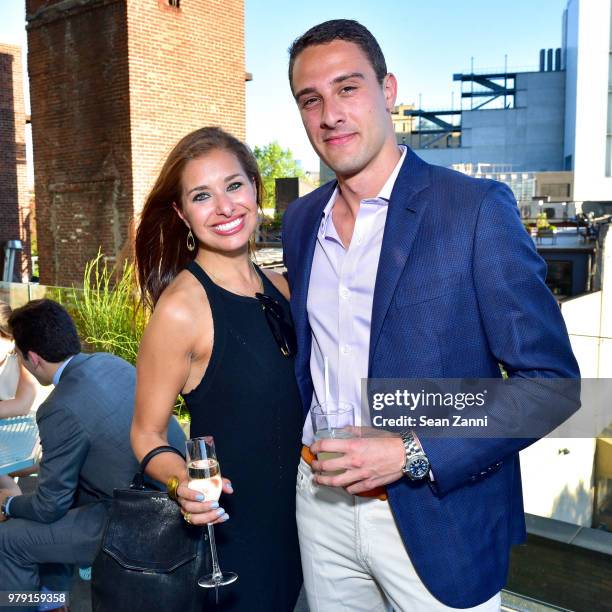 Dara Perlmutter and Will Floersheimer attend American Friends Of The Israel Museum Celebrate Summer 2018 at The High Line Room - The Standard Hotel...