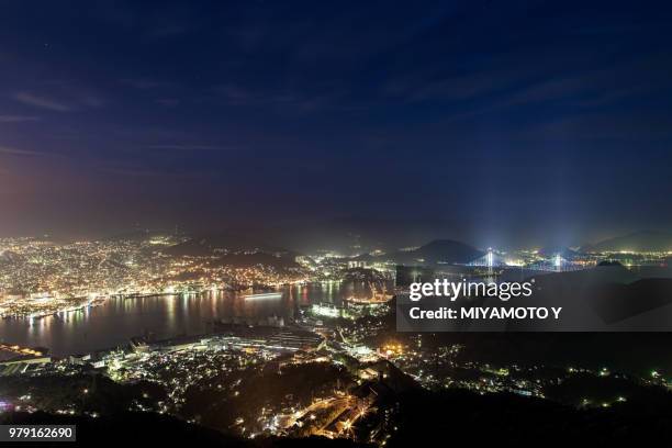 nagasaki in the night - miyamoto y stock-fotos und bilder