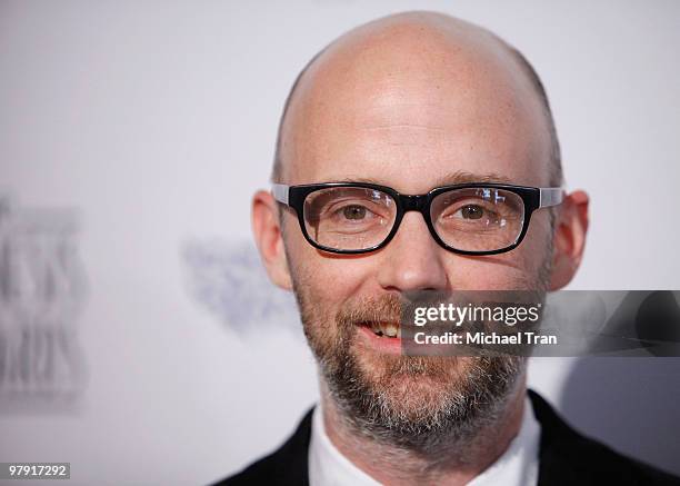 Moby arrives to the 24th Genesis Awards held at The Beverly Hilton Hotel on March 20, 2010 in Beverly Hills, California.