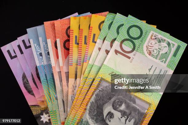 Australian Note Collection 386 Polymer Banknotes Stock Photos, High-Res Pictures, and Images ...