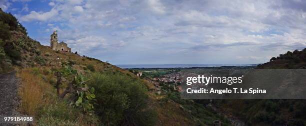 santissimo crocifisso's church and calatabiano - crocifisso stock pictures, royalty-free photos & images