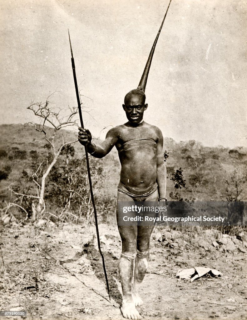 Mashukulumbwe native - Northern Rhodesia - Kafue river