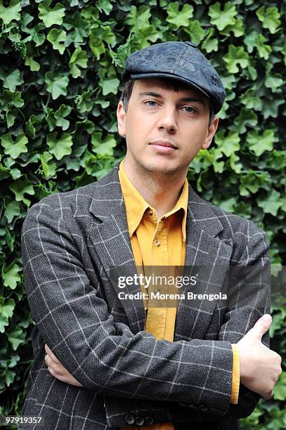 Giacomo Celentano during "Quelli che il calcio" Italian tv show on March 21, 2010 in Milan, Italy.