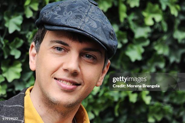 Giacomo Celentano during "Quelli che il calcio" Italian tv show on March 21, 2010 in Milan, Italy.