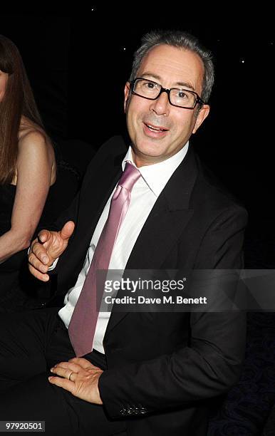 Ben Elton attends The Laurence Olivier Awards, at the Grosvenor House Hotel on March 21, 2010 in London, England.