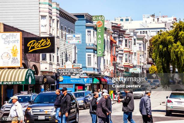 san francisco - little italy - peeter viisimaa or peeterv stock-fotos und bilder