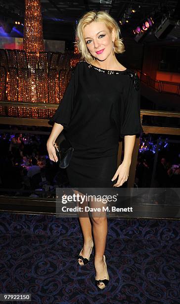 Sheridan Smith attends The Laurence Olivier Awards, at the Grosvenor House Hotel on March 21, 2010 in London, England.