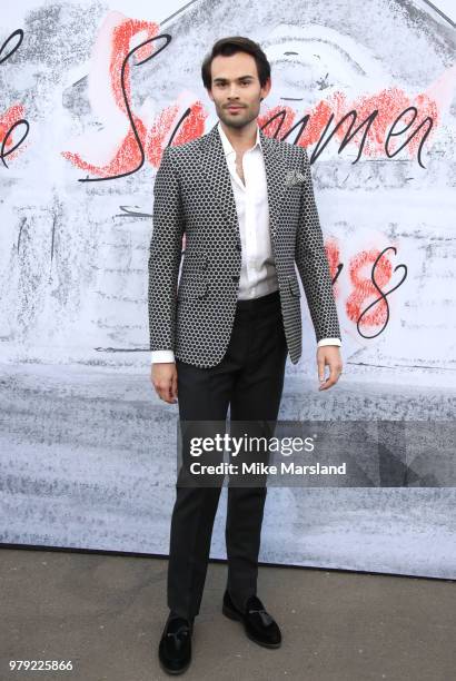 Mark-Francis Vandelli attends The Serpentine Summer Party at The Serpentine Gallery on June 19, 2018 in London, England.