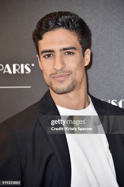 Shain Boumedine attends the H&M Flagship Opening Party as part of Paris Fashion Week on June 19, 2018 in Paris, France.