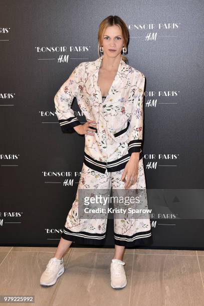 Margot Bancilhon attends the H&M Flagship Opening Party as part of Paris Fashion Week on June 19, 2018 in Paris, France.
