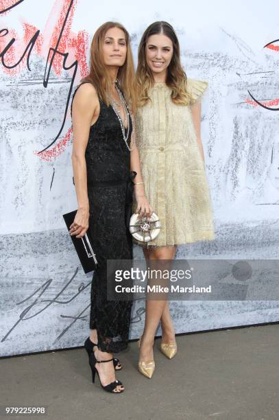 Yasmin Le Bon and Amber Le Bon attend The Serpentine Summer Party at The Serpentine Gallery on June 19, 2018 in London, England.