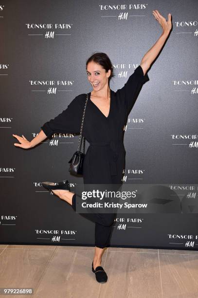 Dorothee Gilbert attends the H&M Flagship Opening Party as part of Paris Fashion Week on June 19, 2018 in Paris, France.
