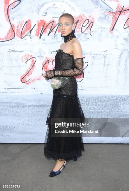 Adwoa Aboah attends The Serpentine Summer Party at The Serpentine Gallery on June 19, 2018 in London, England.