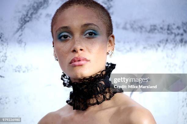 Adwoa Aboah attends The Serpentine Summer Party at The Serpentine Gallery on June 19, 2018 in London, England.