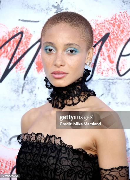 Adwoa Aboah attends The Serpentine Summer Party at The Serpentine Gallery on June 19, 2018 in London, England.