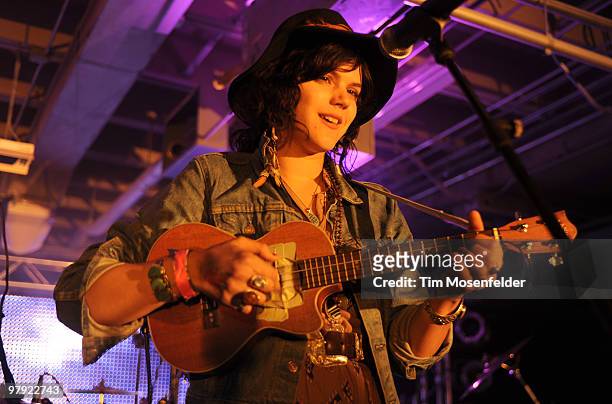 Soko performs at the Perez Hilton Party at The Whitley as part of SXSW 2010 on March 20, 2010 in Austin, Texas.