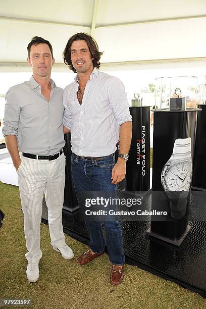 Jeffrey Donovan and Nacho Figueras attend the Piaget Gold Cup at the Palm Beach International Polo Club on March 21, 2010 in Wellington, Florida.