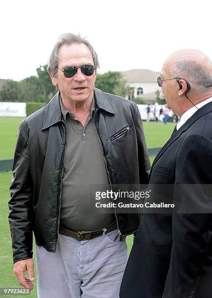 Tommy Lee Jones attends the Piaget Gold Cup at the Palm Beach International Polo Club on March 21, 2010 in Wellington, Florida.