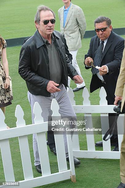 Tommy Lee Jones attends the Piaget Gold Cup at the Palm Beach International Polo Club on March 21, 2010 in Wellington, Florida.