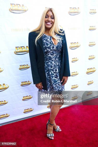 Mone Swann attends the Black Business Association's "Salute To Black Music" at California African American Museum on June 19, 2018 in Los Angeles,...