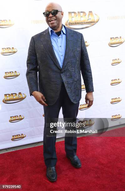 Singer Ellis Hall attends the Black Business Association's "Salute To Black Music" at California African American Museum on June 19, 2018 in Los...