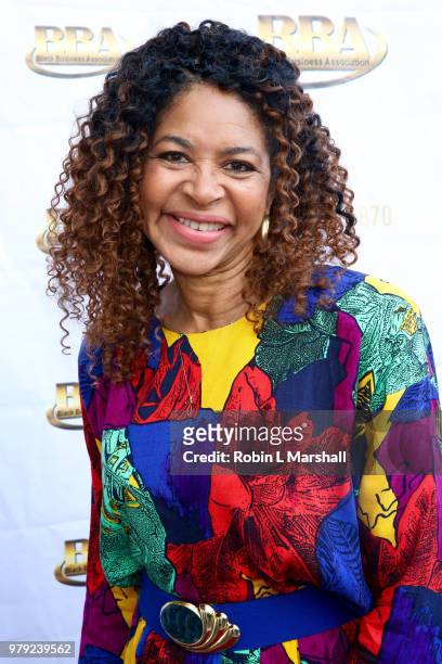 Candida Mobley attends the Black Business Association's "Salute To Black Music" at California African American Museum on June 19, 2018 in Los...