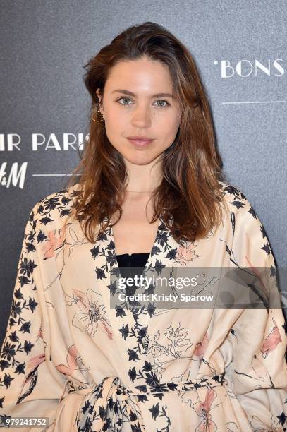 Emily Marant attends the H&M Flagship Opening Party as part of Paris Fashion Week on June 19, 2018 in Paris, France.