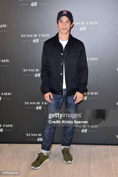 Sandor Funtek attends the H&M Flagship Opening Party as part of Paris Fashion Week on June 19, 2018 in Paris, France.