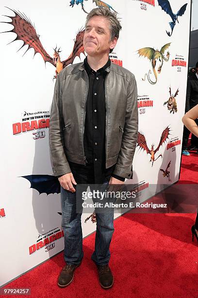 Actor Craig Ferguson arrives at the premiere of Dreamworks Animation's "How To Train Your Dragon" on March 21, 2010 at Gibson Amphitheatre in...