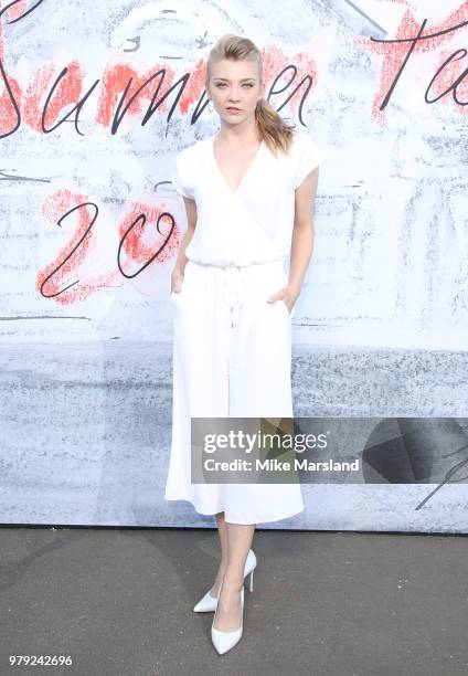 Natalie Dormer attends The Serpentine Summer Party at The Serpentine Gallery on June 19, 2018 in London, England.