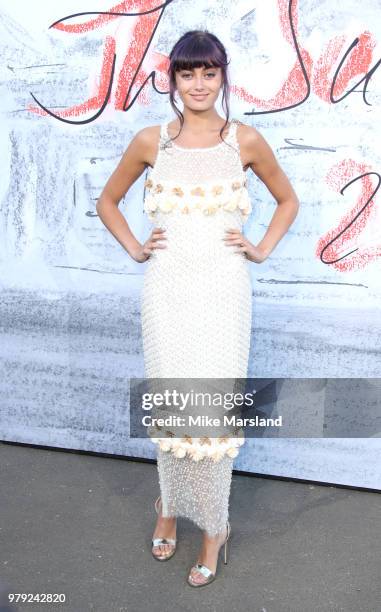 Ella Purnell attends The Serpentine Summer Party at The Serpentine Gallery on June 19, 2018 in London, England.