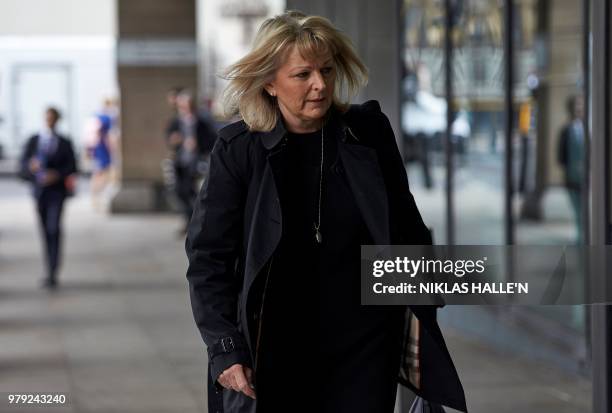Sainsbury's supermarket's Director of Sainsbury's brand, Judith Batchelar, arrives at Portcullis House in central London to give evidence to...