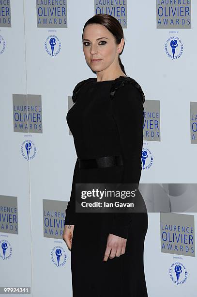 Melanie C attends the Laurence Olivier Awards at The Grosvenor House Hotel, on March 21, 2010 in London, England.