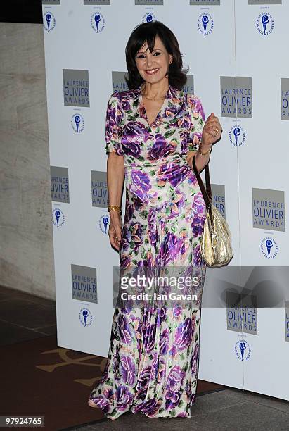 Arlene Phillips attends the Laurence Olivier Awards at The Grosvenor House Hotel, on March 21, 2010 in London, England.