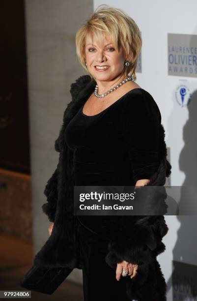 Elaine Paige attends the Laurence Olivier Awards at The Grosvenor House Hotel, on March 21, 2010 in London, England.