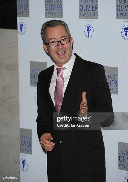 Ben Elton attends the Laurence Olivier Awards at The Grosvenor House Hotel, on March 21, 2010 in London, England.