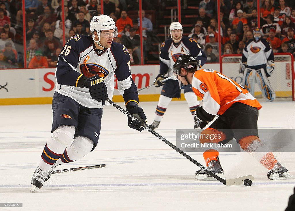 Atlanta Thrashers v Philadelphia Flyers