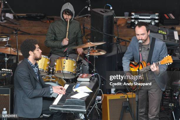 Brian Burton aka Danger Mouse and James Mercer of Broken Bells performs at Mohawk during day 4 of SXSW 2010 Music Festival on March 20, 2010 in...