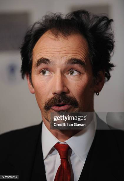 Mark Rylance, winner of the Best Actor Award, during the Laurence Olivier Awards at The Grosvenor House Hotel, on March 21, 2010 in London, England.