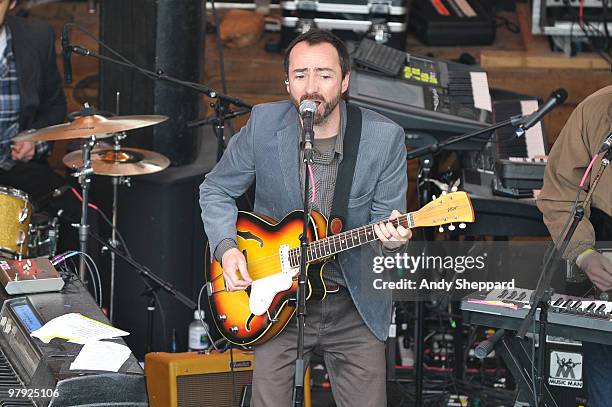 James Mercer of Broken Bells performs at Mohawk during day 4 of SXSW 2010 Music Festival on March 20, 2010 in Austin, Texas.