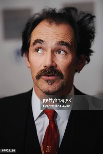 Mark Rylance, winner of the Best Actor Award, during the Laurence Olivier Awards at The Grosvenor House Hotel, on March 21, 2010 in London, England.