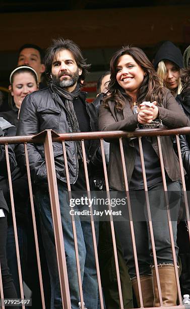 Rachel Ray and husband John Cusimano at The Rachel Ray Party at Stubbs on March 20, 2010 in Austin, Texas.