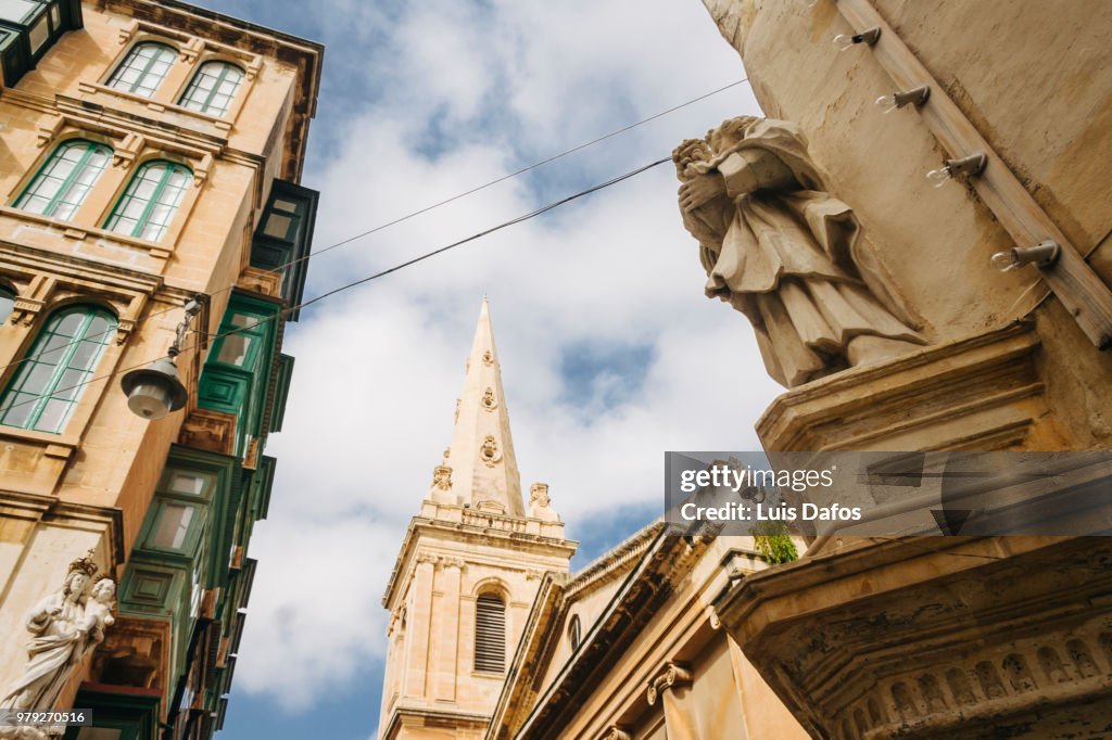 Low angle view of of St Paul's Anglican cathedral