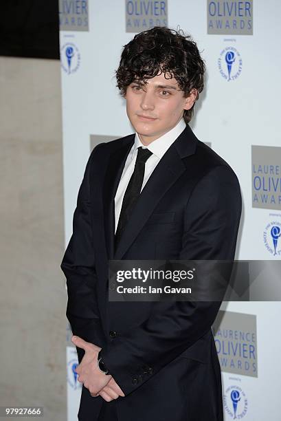 Aneurin Barnard attends the Laurence Olivier Awards at The Grosvenor House Hotel, on March 21, 2010 in London, England.